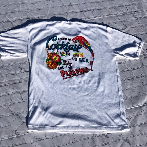 Vintage Naked Virgin Shirt from St. Lucia - Picture 2 of 2